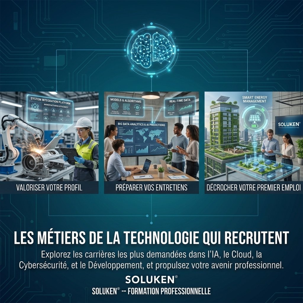 Les métiers de la technologie qui recrutent